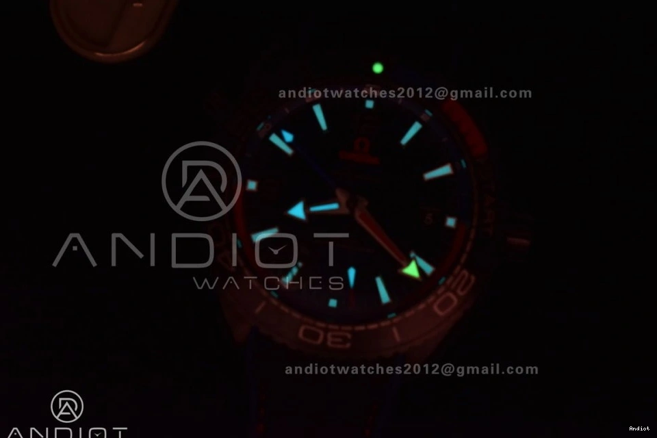 45.5mm Clone VSF Nylon Ocean A8906 Edition Super Planet Ceramic Strap Black on Black Real Best Deep 1:1 1227